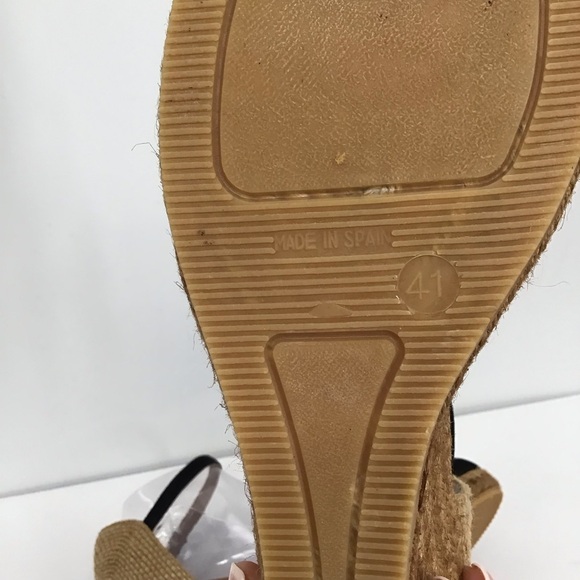 Giamo Espadrilles Women’s Suede Wedge Heel Boho Y2K Made in Spain NWOT Size 41 - Picture 11 of 11